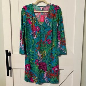 Lilly Pulitzer Medium Jade dress shake your tail feather